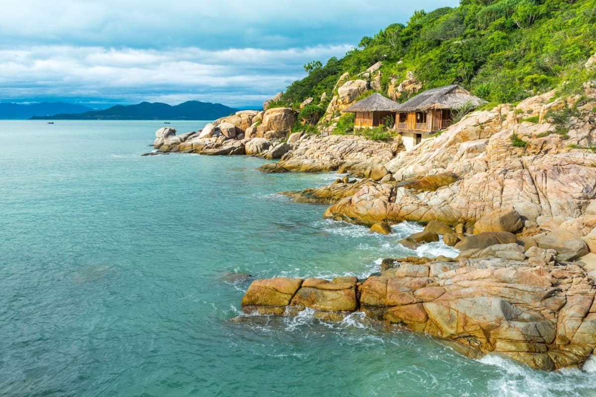 Six Senses Ninh Van Bay Resort is nestled on a pristine peninsula, completely separated from the vibrant city of Nha Trang