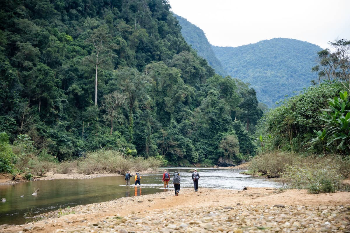 Despite the heat of summer in Quang Tri, the forests and caves stay cool and comfortable
