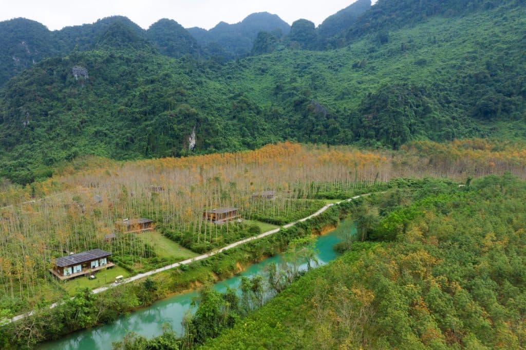 Blue Diamond Retreat is surrounded by forest, just 3 km from the nearby village